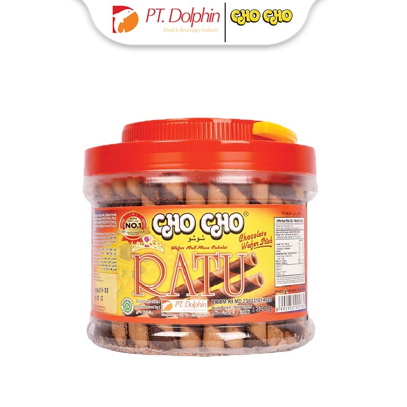 

Cho Cho Ratu Wafer Stick Chocolate 320gr