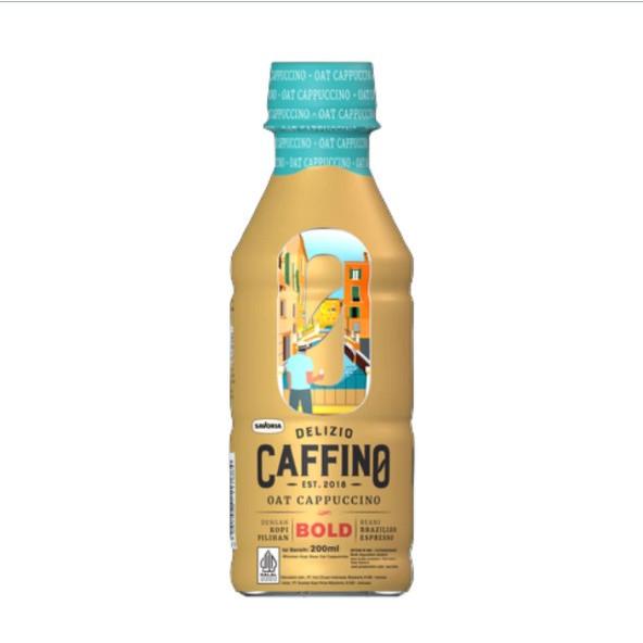 

Kopi Caffino Delizio Oat Cappucino Botol 200 ml