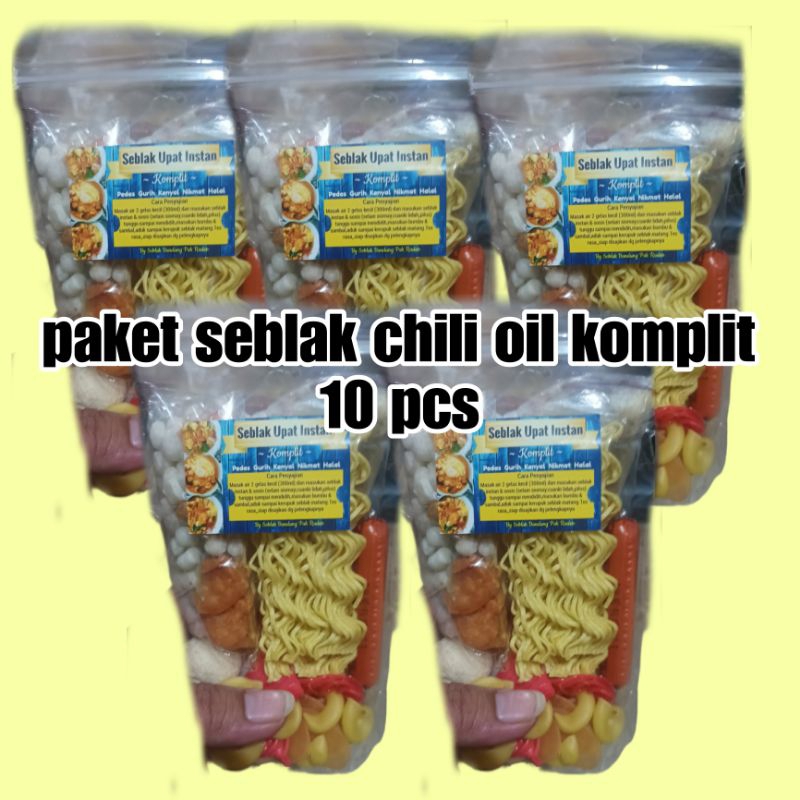 

paket seblak komplit chili oil 5 pcs