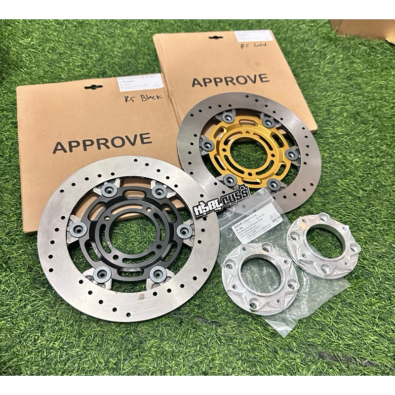 Disk brembo rs rotor 220mm include adaptor lubang 4