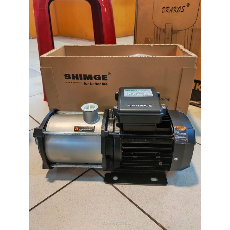 (TERMURAH) BOOSTER SHIMGE BWI 3-6 220 VOLT POMPA SHIMGE BWI 3-6 1 PHASE / BWI 3 - 6