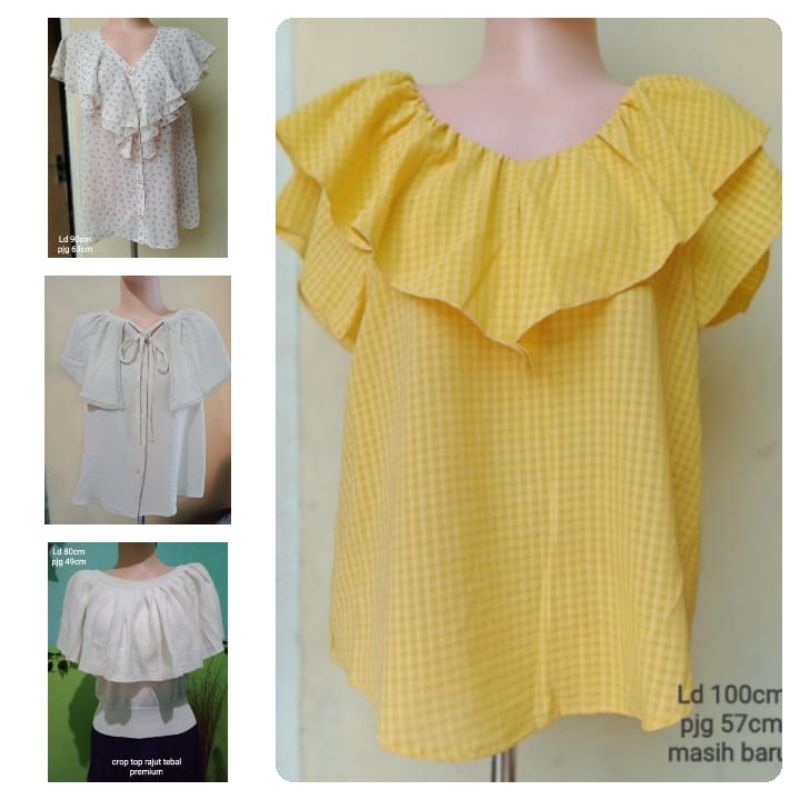 BLOUSE KERAH SAILOR  PRELOVED