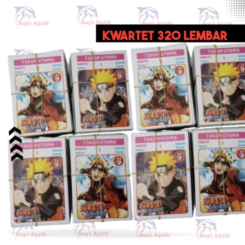 Kwartet Kartu Tepuk Mainan Anak Viral Kartu Wartet Murah 320 Lembar