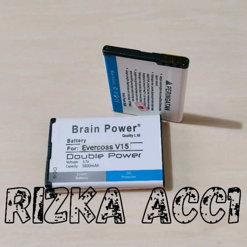 Baterai Batre for Evercoss Cross V15 V 15 Double Power Battery Hp