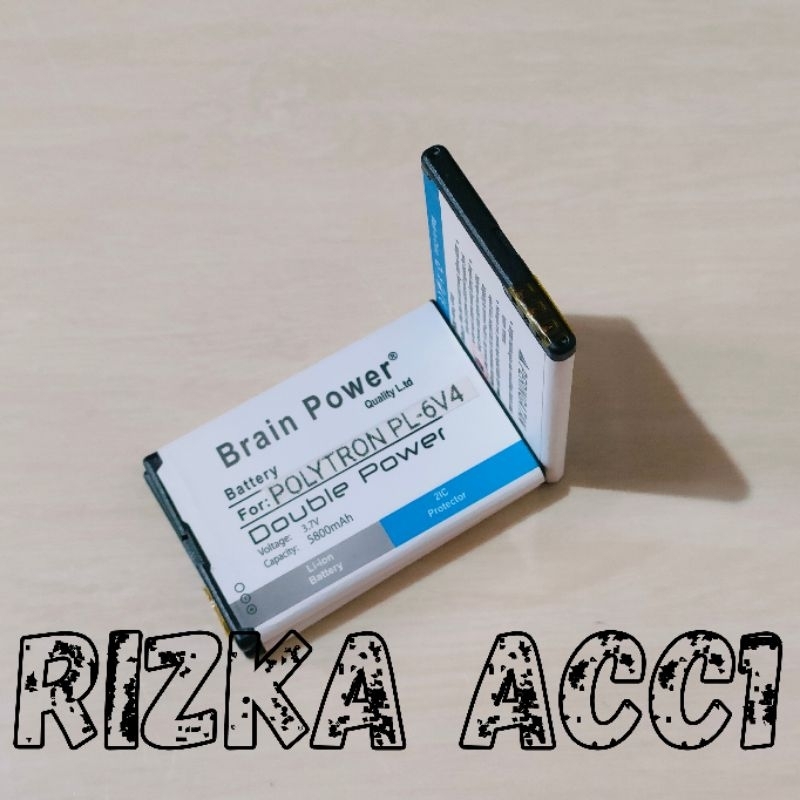 Baterai Batre for Polytron Candybar C24E PL-6V4 Double Power Battery Hp
