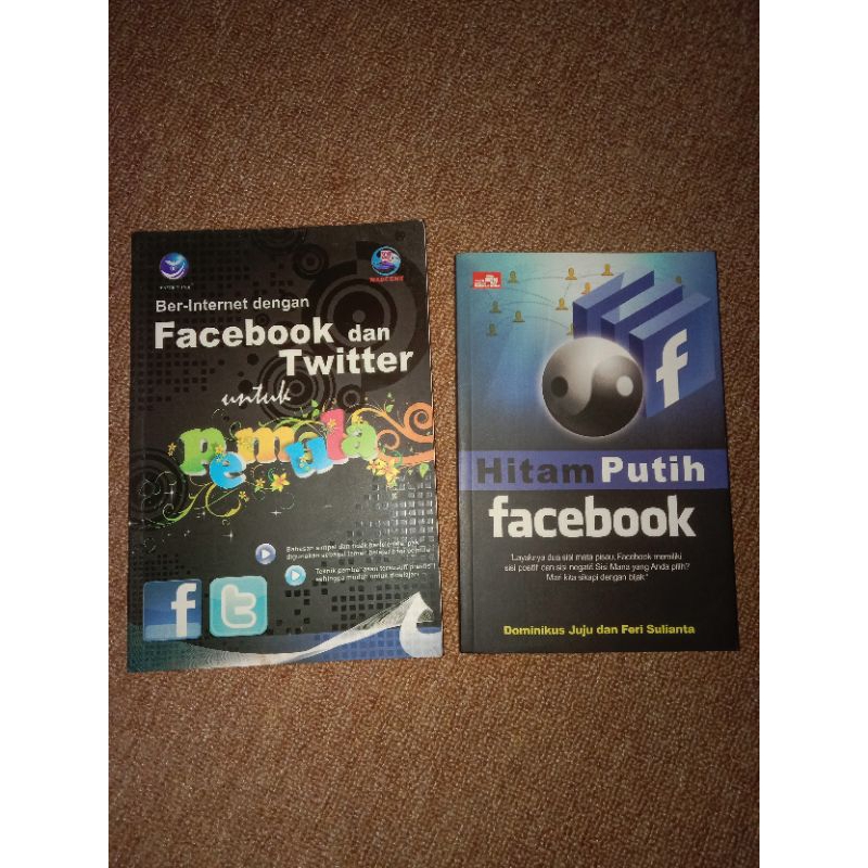 (Preloved) Paket Buku Facebook & Twitter