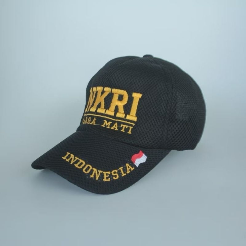 Topi busa doublemess motif NKRI Indonesia