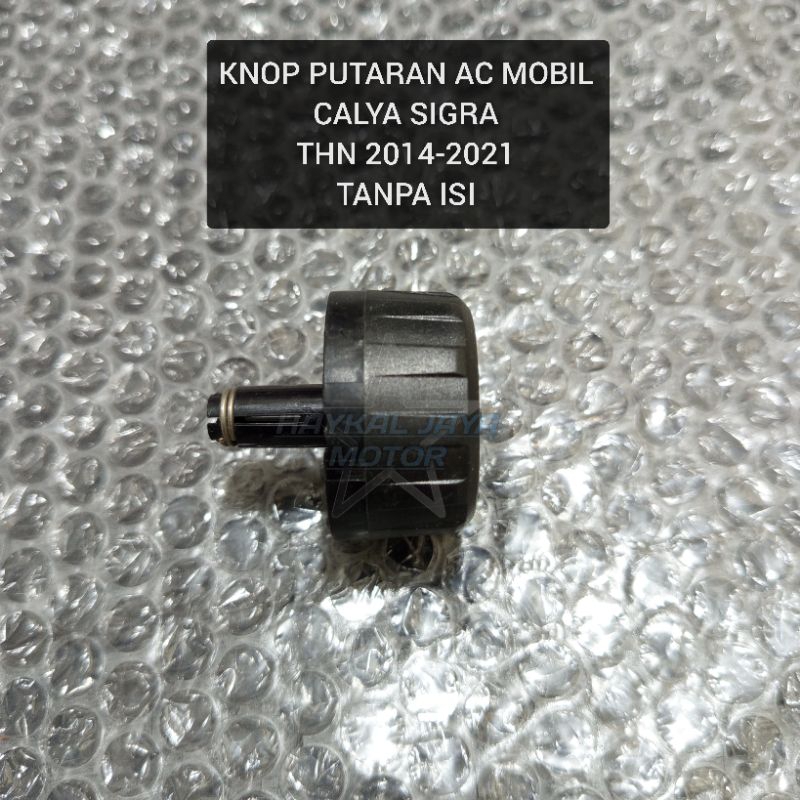 Knop Ac Putaran Ac Mobil CALYA Sigra Thn 2014-2021 Original Hitam