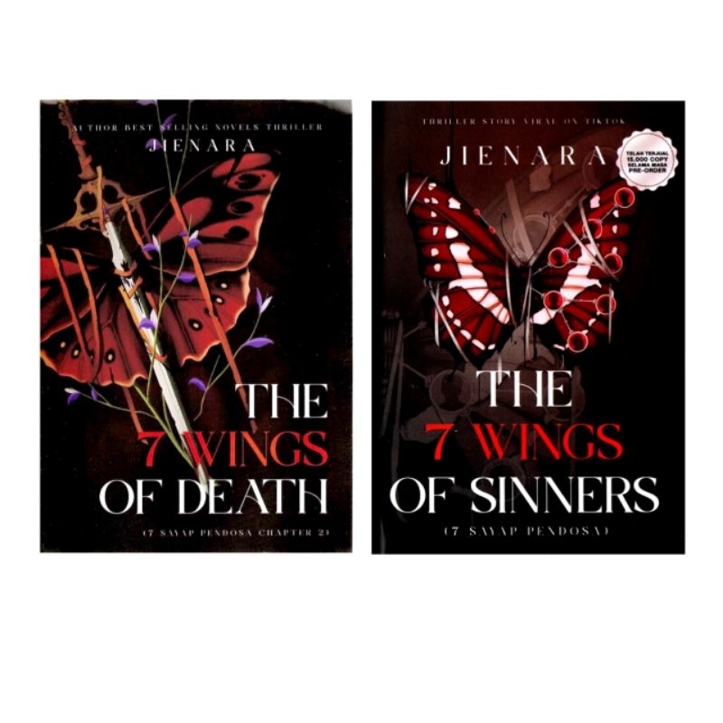 NOVEL THE 7 WINGS OF SINNERS - THE 7 WINGS OF DEATH : 7 SAYAP PENDOSA - JIENARA