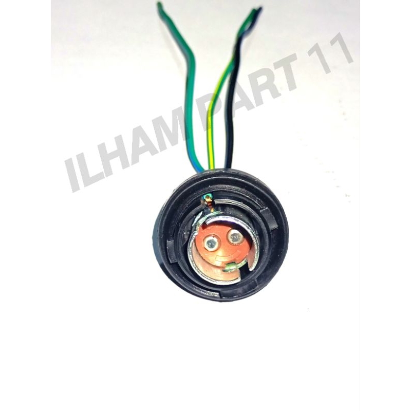 Soket kabel fiting lampu belakang stoplamp lampu Rem Stop universal untuk motor dan mobil