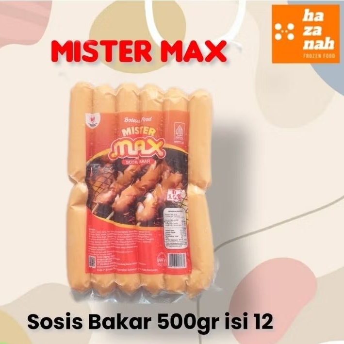 

Mister Max Sosis Bakar Mini isi 12