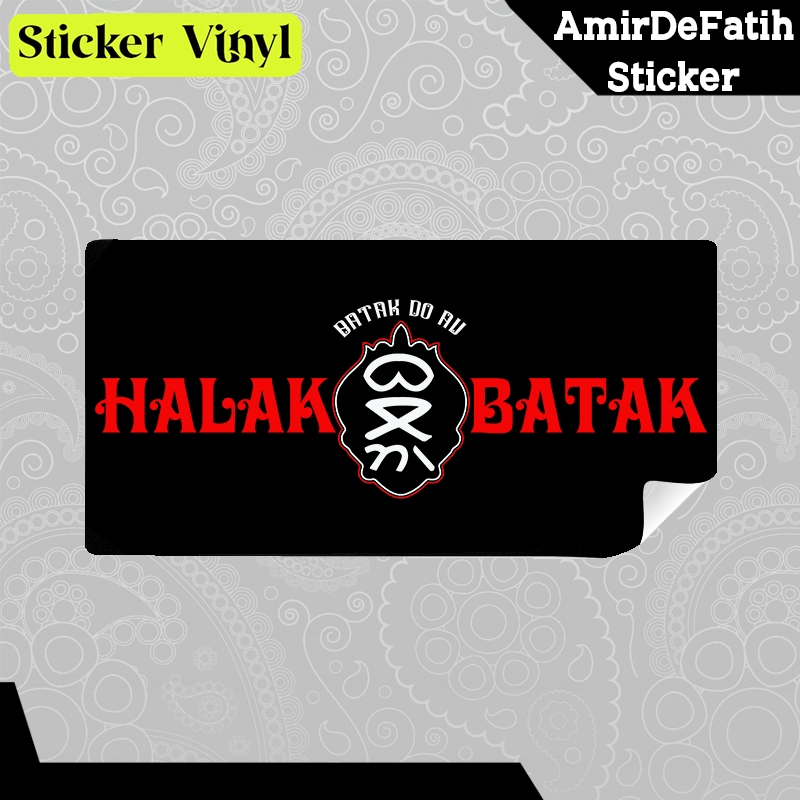 

Amir De Fatih Stiker Sticker Marga Batak Halak Batak Bahan Vynil Tahan Air Bisa Custom Satuan