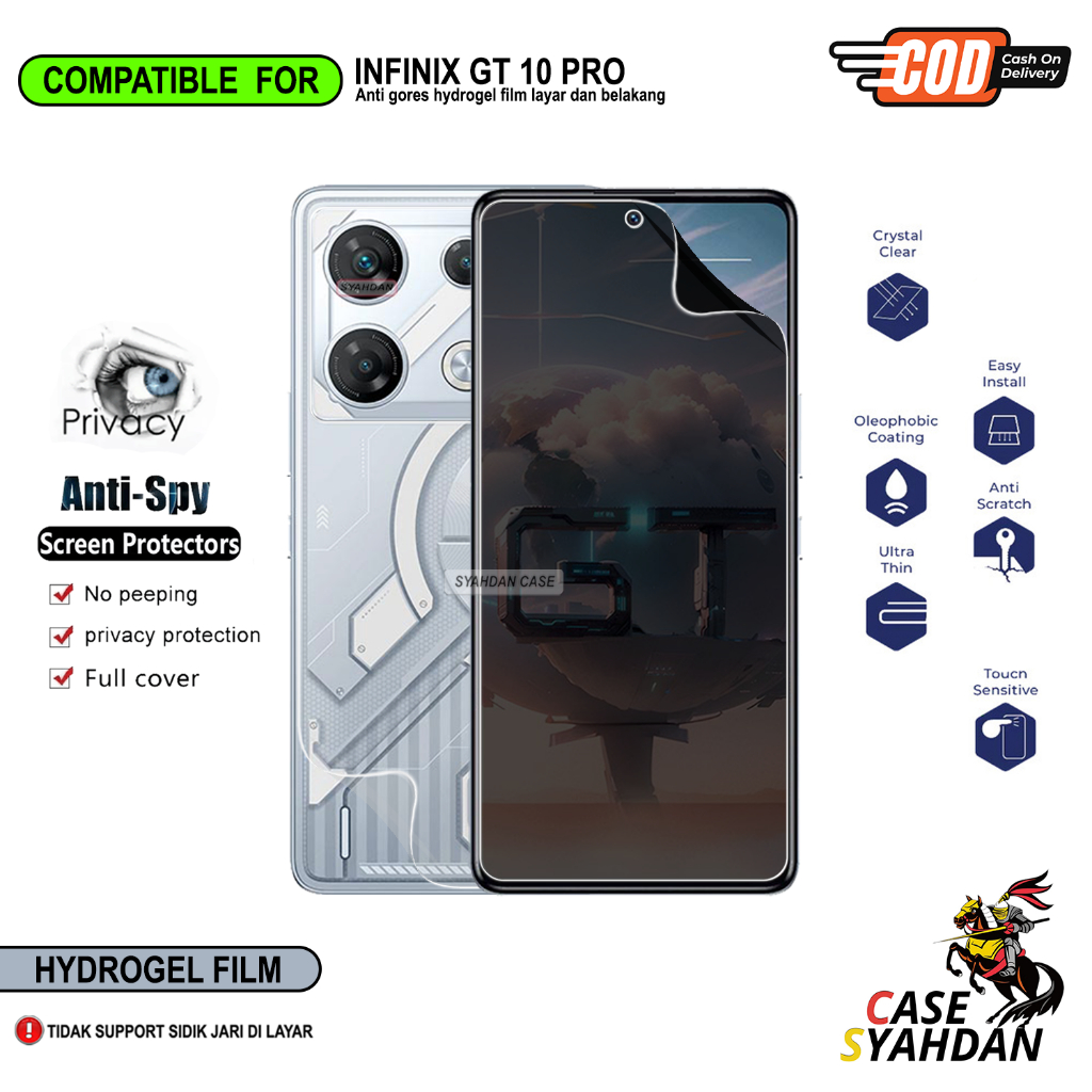 Anti Gores Hydrogel Infinix Hot 20 4G Hot 20 5G Hot 20 Play Hot 20i Hot 20s Pelindung Layar Hp Hydro