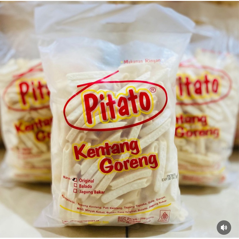 

CEMILAN Pitato Kentang Goreng 250gram