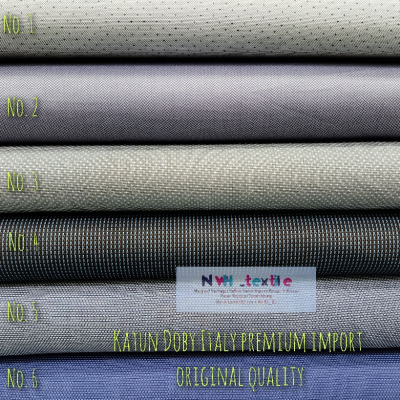 New Katun Doby Italy Premium Import || Bahan Kemeja Koko