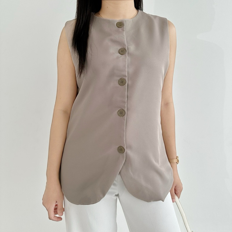 ENMEI Sami Vest -  Vest Rompi Korea Style Wanita
