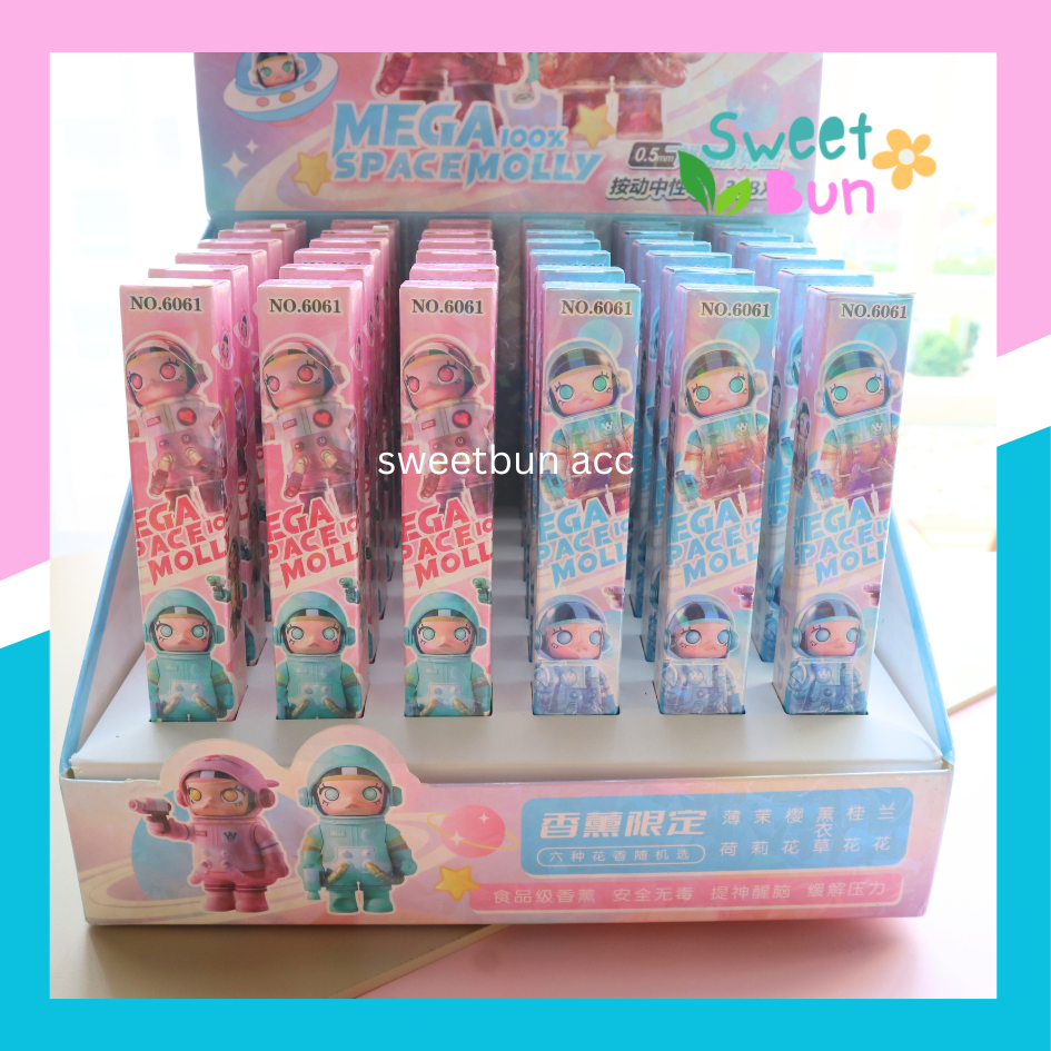 

(2 PCS) PEN BLIND BOX SPACE MOLLY | PULPEN GEL MOLLY | BOLPEN MISTERI