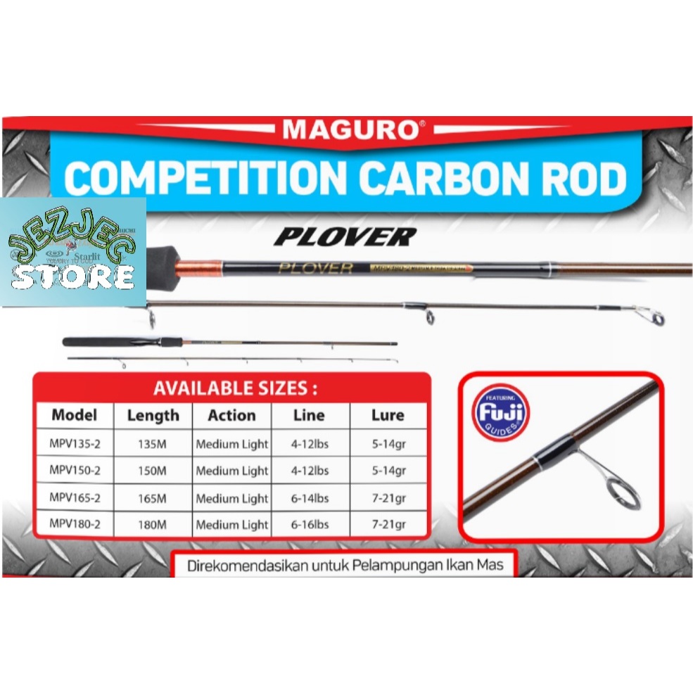 Joran MAGURO PLOVER 150 / 165 / 180 | JORAN PELAMPUNGAN IKAN MAS