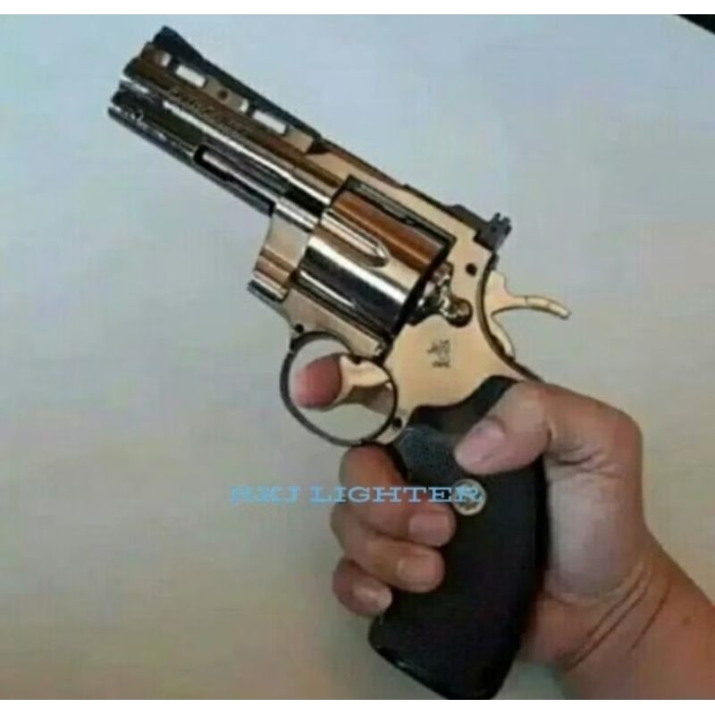 TERMURAH KOREK API GAS MODEL PISTOL PYTON BESAR//KOREK API GAS ISI ULANG//KOREK API PISTOL TERBARU