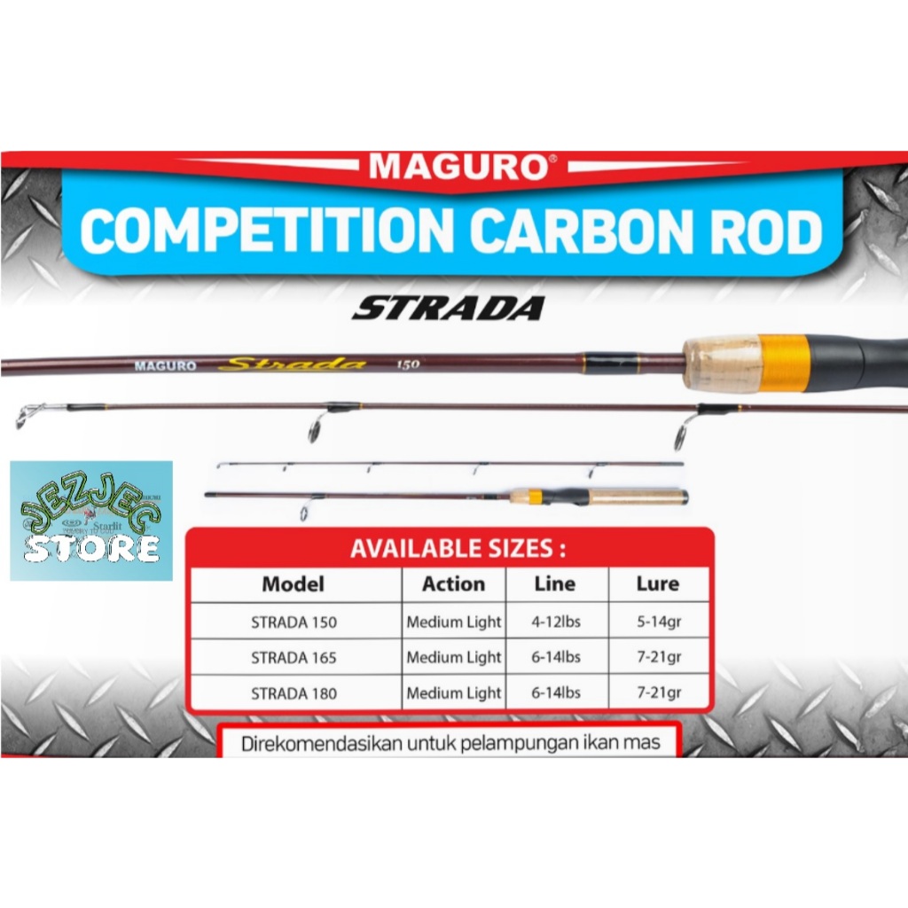 Joran MAGURO STRADA 150 / 165 / 180 | JORAN PELAMPUNGAN IKAN MAS