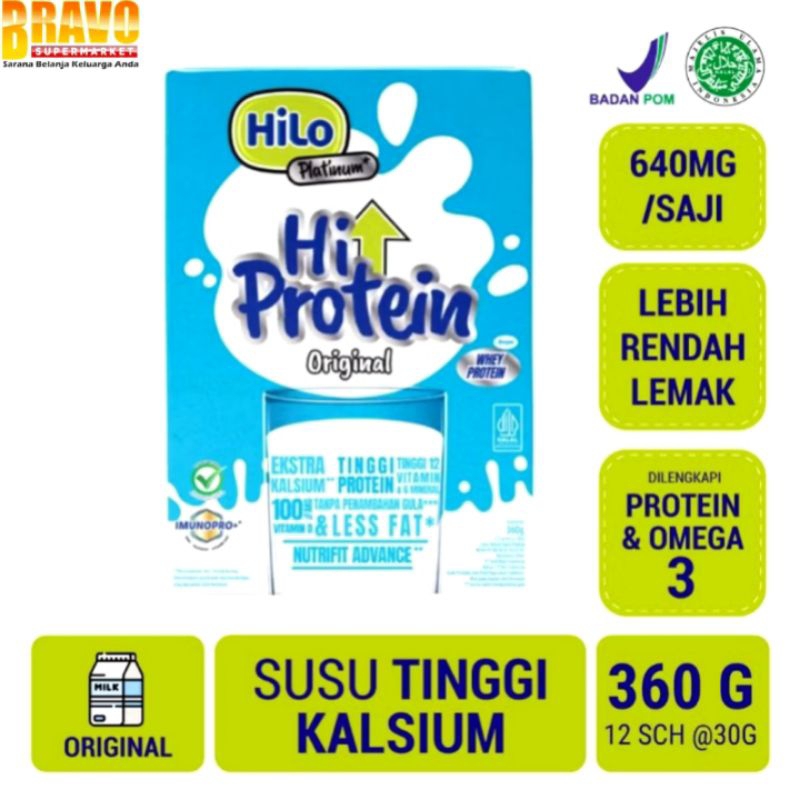 

HiLo Platinum Original 360gr - Susu Tingg Kalsium