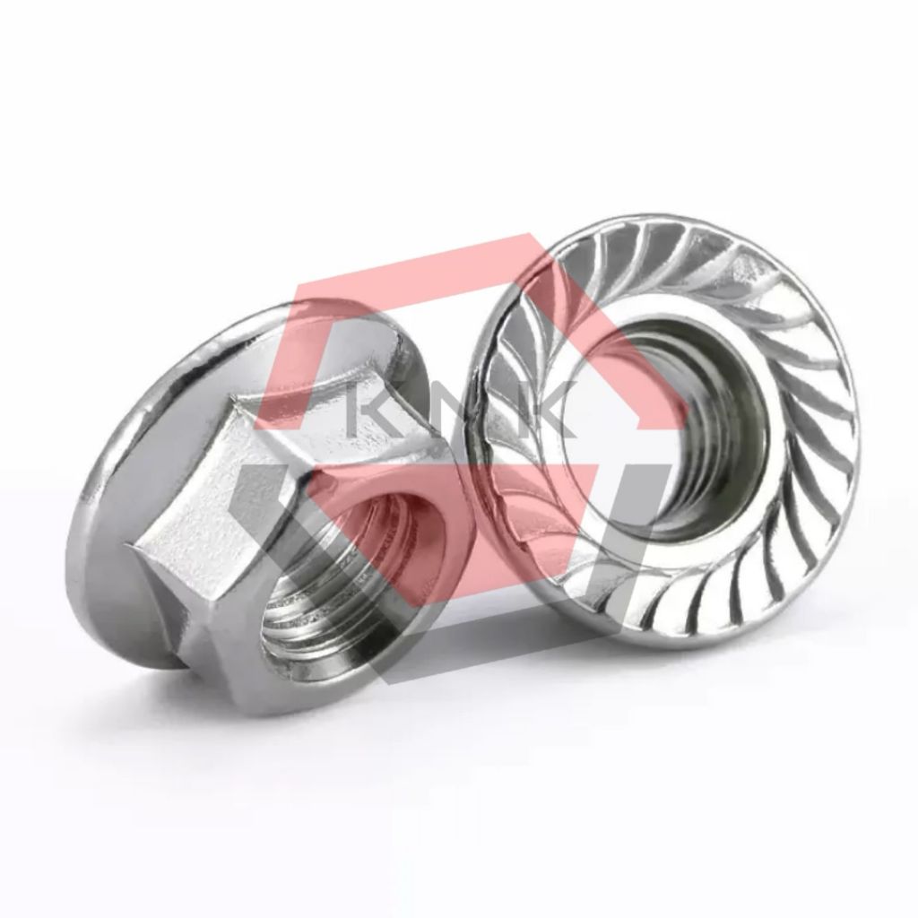 MUR FLANGE NUT M12 P1.25 DRAT HALUS STAINLESS STEEL