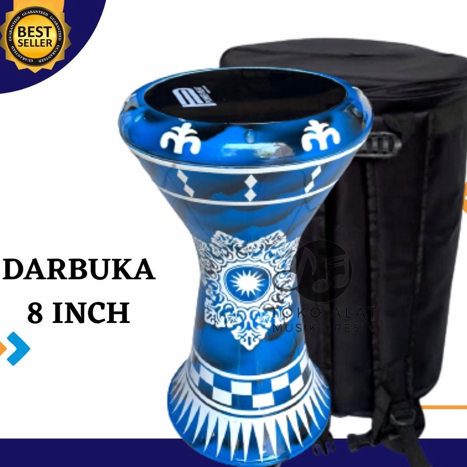 Super Bonus  Darbuka 8 inch Kualitas Super Rebana Hadroh Gendang Anak
