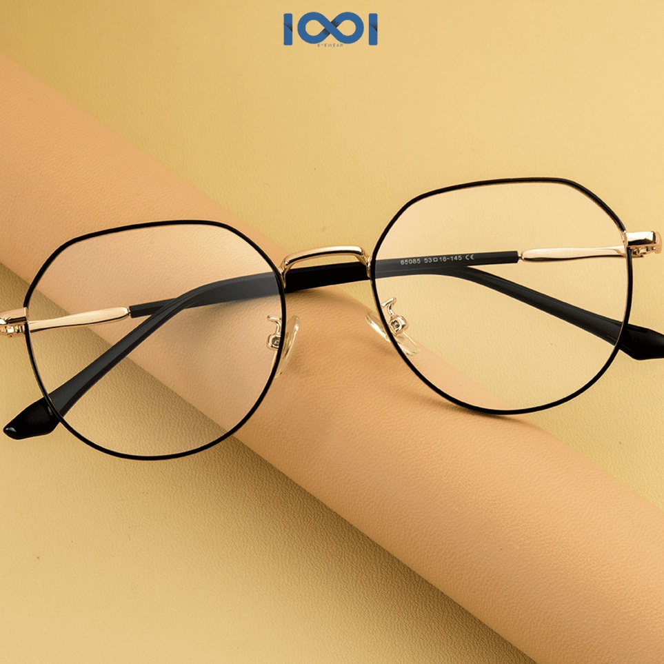 Trend Dicari IOOI Eyewear  Kacamata Frame Bulat Classy Lensa Bisa Minus Photocromic Blueray Pria Wan