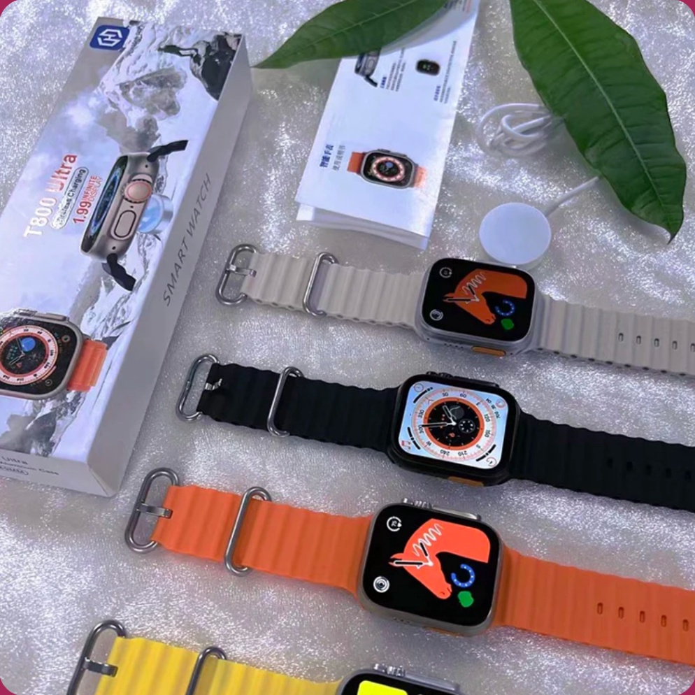 KODE S3L4 Jam tangan Smartwatch Series T8 Ultra Bluetooth Full Touch Screen