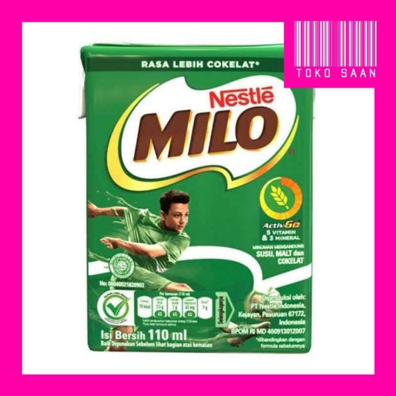 

MILO SUSU COKELAT UHT 110 ML