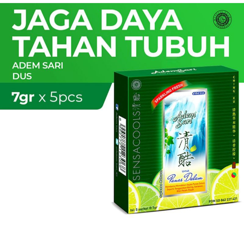 

Adem Sari Minuman Penyejuk 5 Sachet