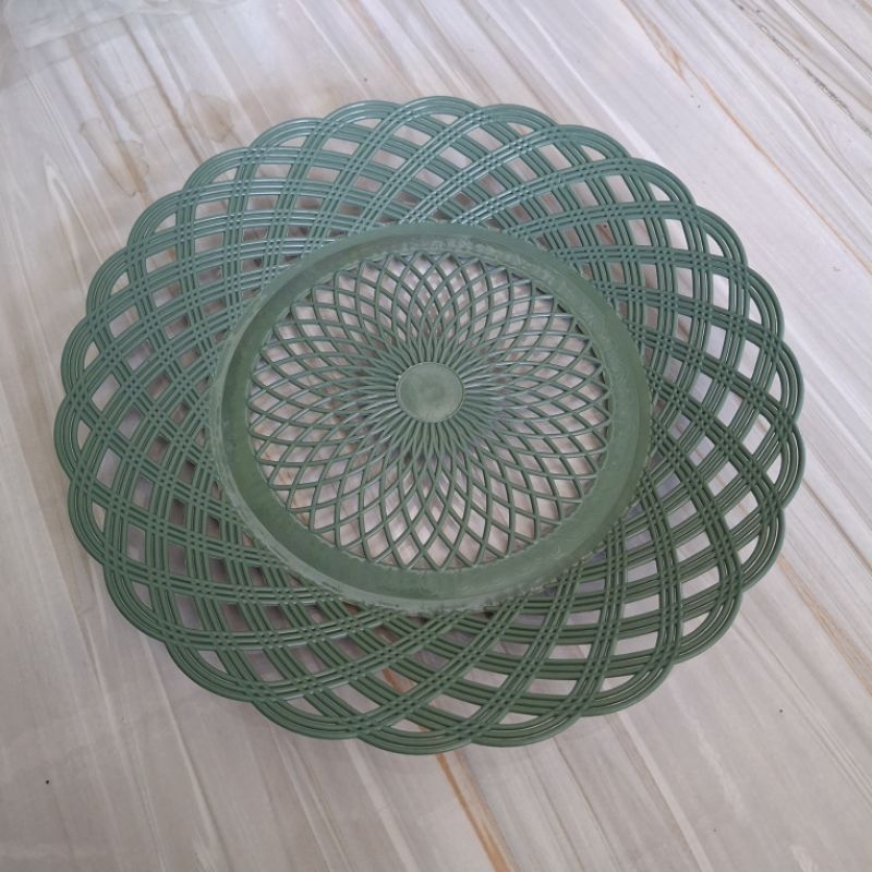 1Lsn/12pcs piring jikin pipih,piring jikin lauk,piring jikin plastik