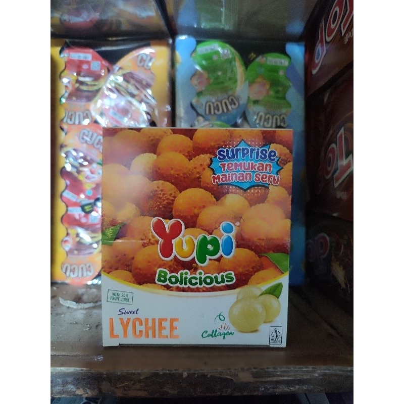 

Yupi Bolicious Sweet Lychee Isi 24pcs