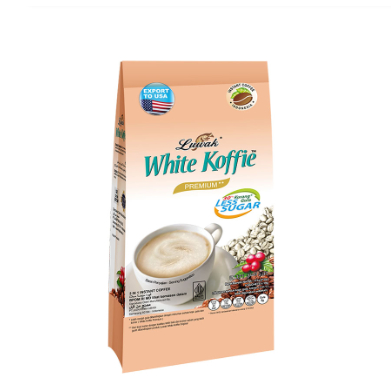 

Luwak White Koffie Premium Kopi Less Sugar 9s