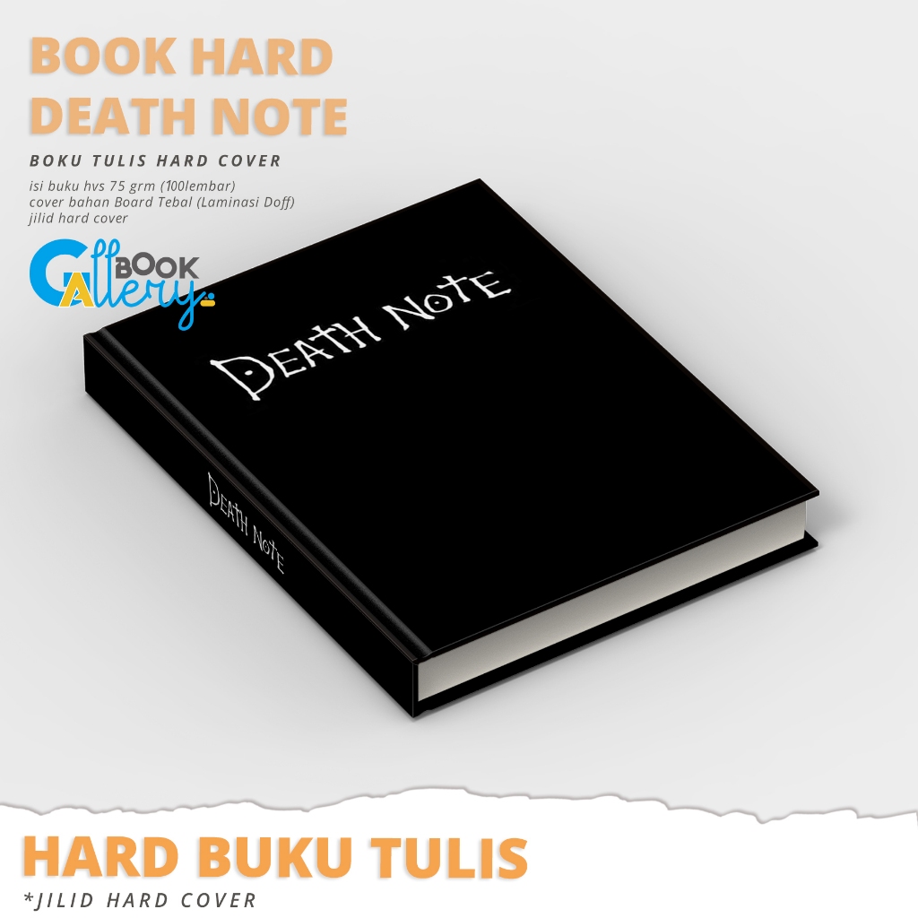 

[HD] NOTEBOOK/BUKU TULIS ANIME DEAT NOTE HARD COVER ISI 100 LEMBAR POLOS