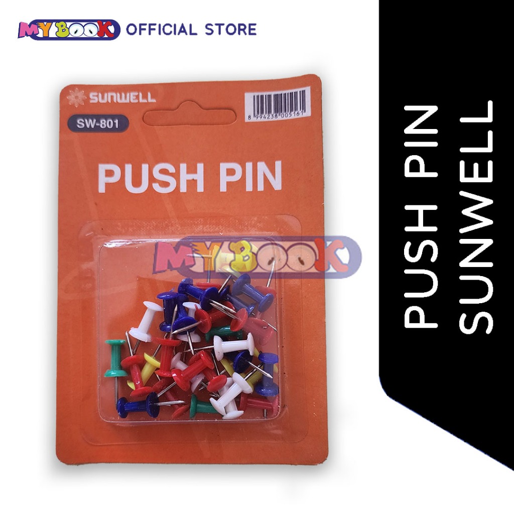 

Sunwell Push Pin / Paku Pin isi 30