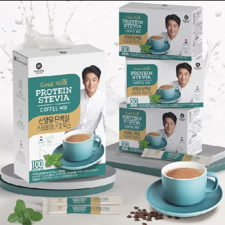 

McNutty Instant Goat Milk Protein Stevia Coffee Mix