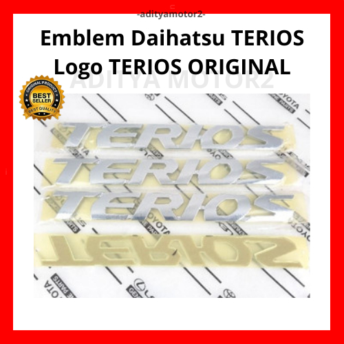 Emblem Daihatsu TERIOS Logo TERIOS ORIGINAL