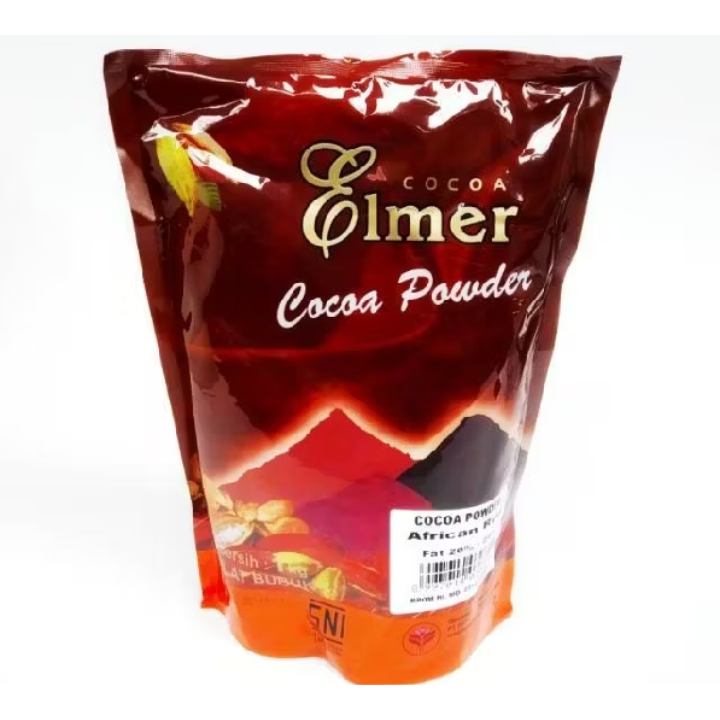 

ELMER Premium Cocoa / Coklat Powder African Dark Red ( 20% - 24% ) 1 Kg