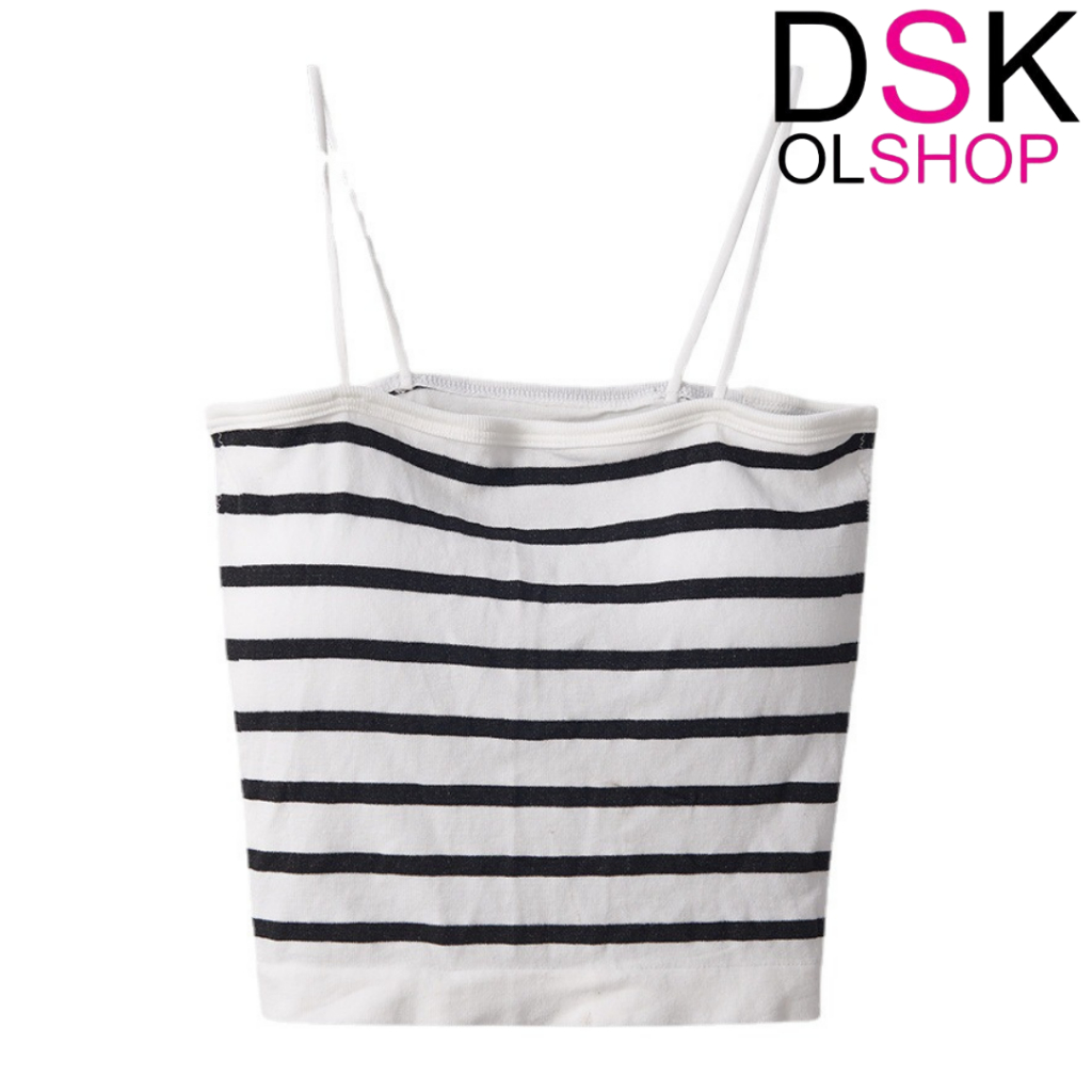 DSKMALL Tanktop Bra With Cup Bh Singlet Wanita Import Atasan Wanita Sexy BR938