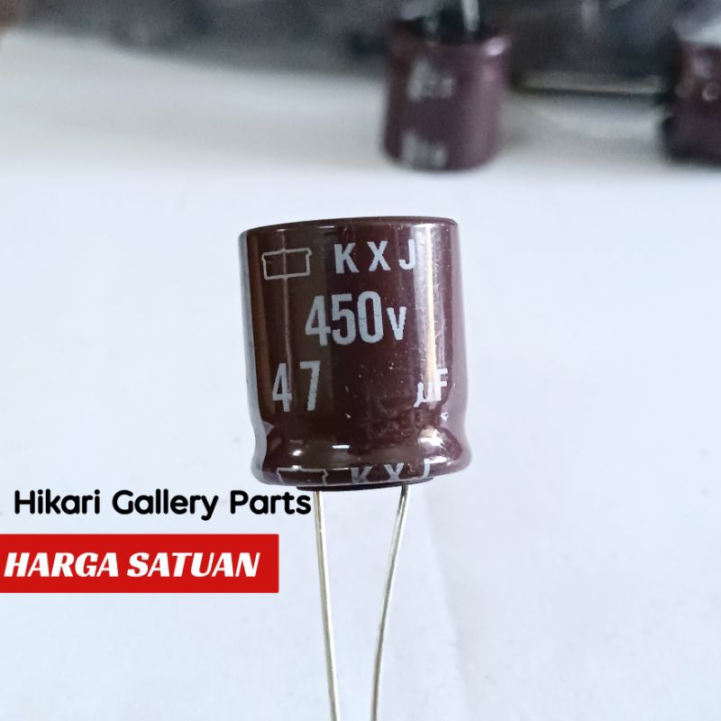 Kapasitor Elco 47uf 450v Elko 47uf 450volt capacitor elco 47mikro 450 volt
