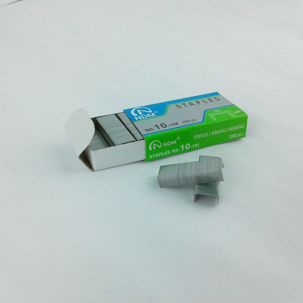 

Isi Staples no 10 box kecil/NDM Isi Staples No 10-1M/Isi hekter kecil