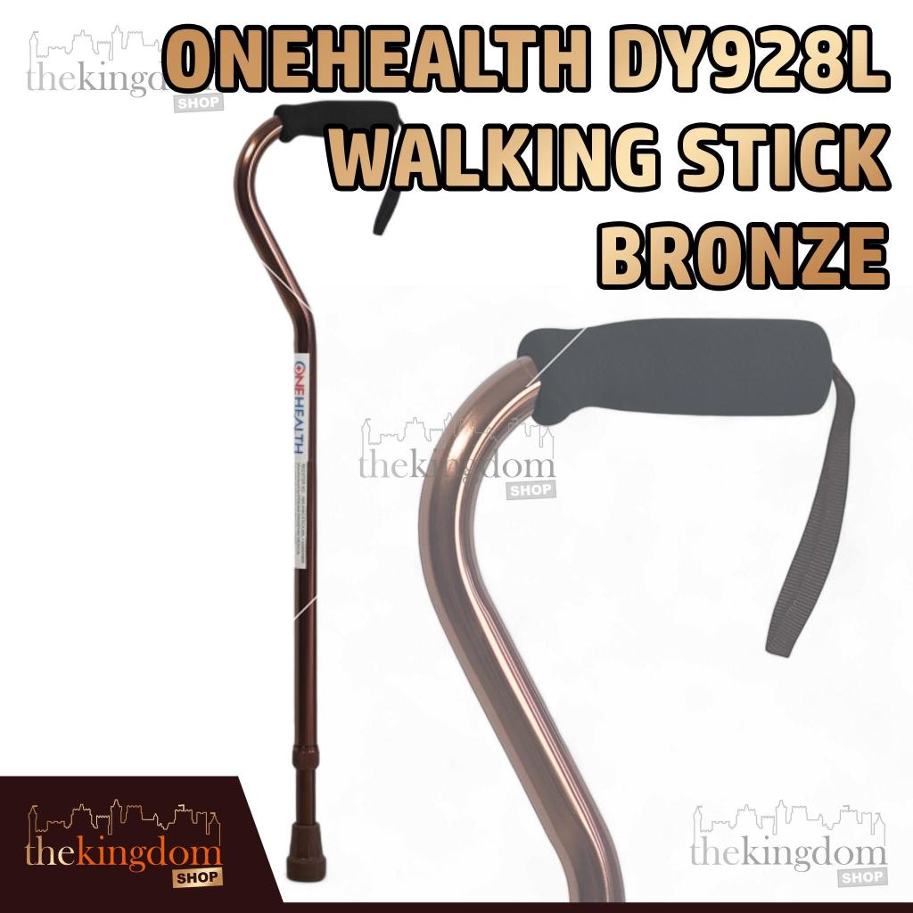 Onehealth DY928L KY928L Walking Stick Bronze Tongkat Orang Tua Kaki Satu DY928 KY928 Alat Bantu Jala