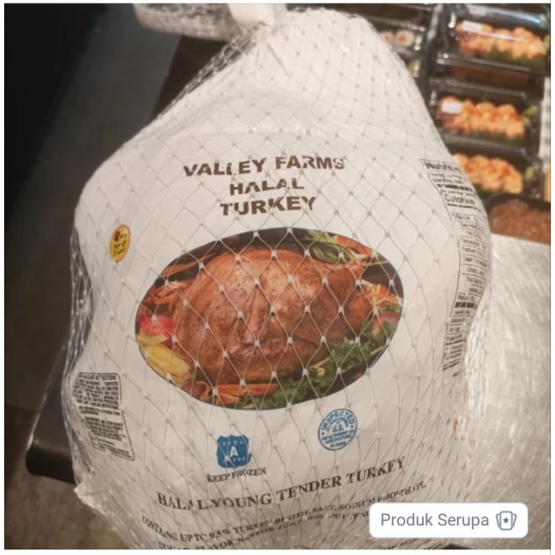 

Thanksgiving young Turkey valley ukuran 4.5 - 5.0 kg