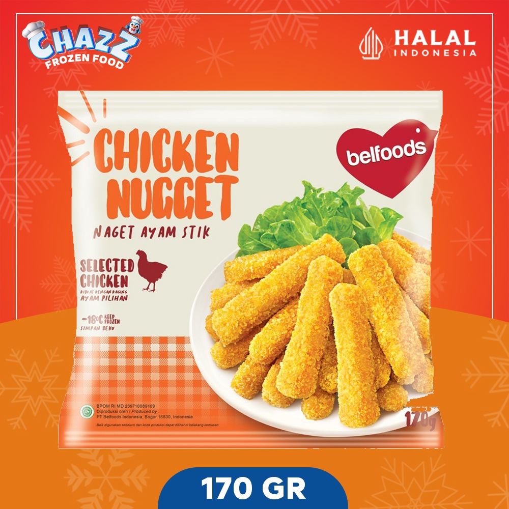 

Belfoods chicken nugget stick 170 gram