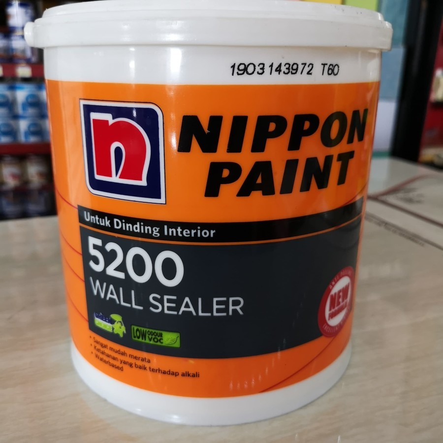 Nippon Paint Wall Sealer 5200 4Kg,Cat Dasar Tembok Nippon Paint,Cat Primer 5200 Tembok Nippon Paint