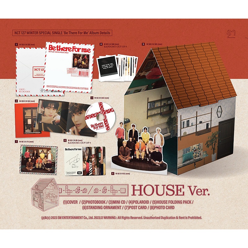 Album NCT 127 - Be There For Me (House Ver) x ALLMD Fansign Event