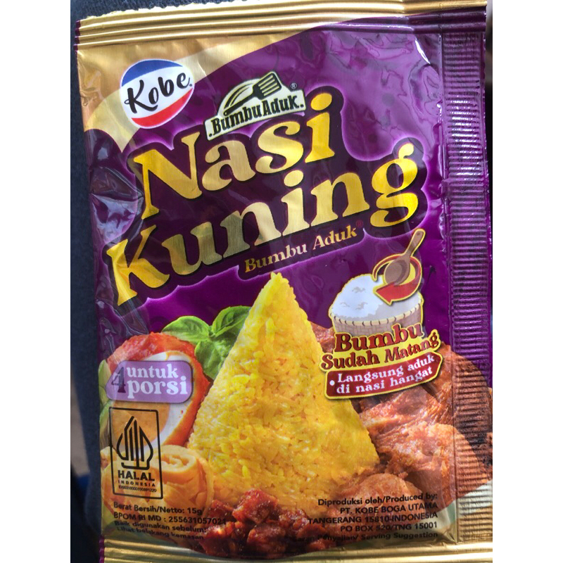 

Kobe Nasi Kuning (4porsi)