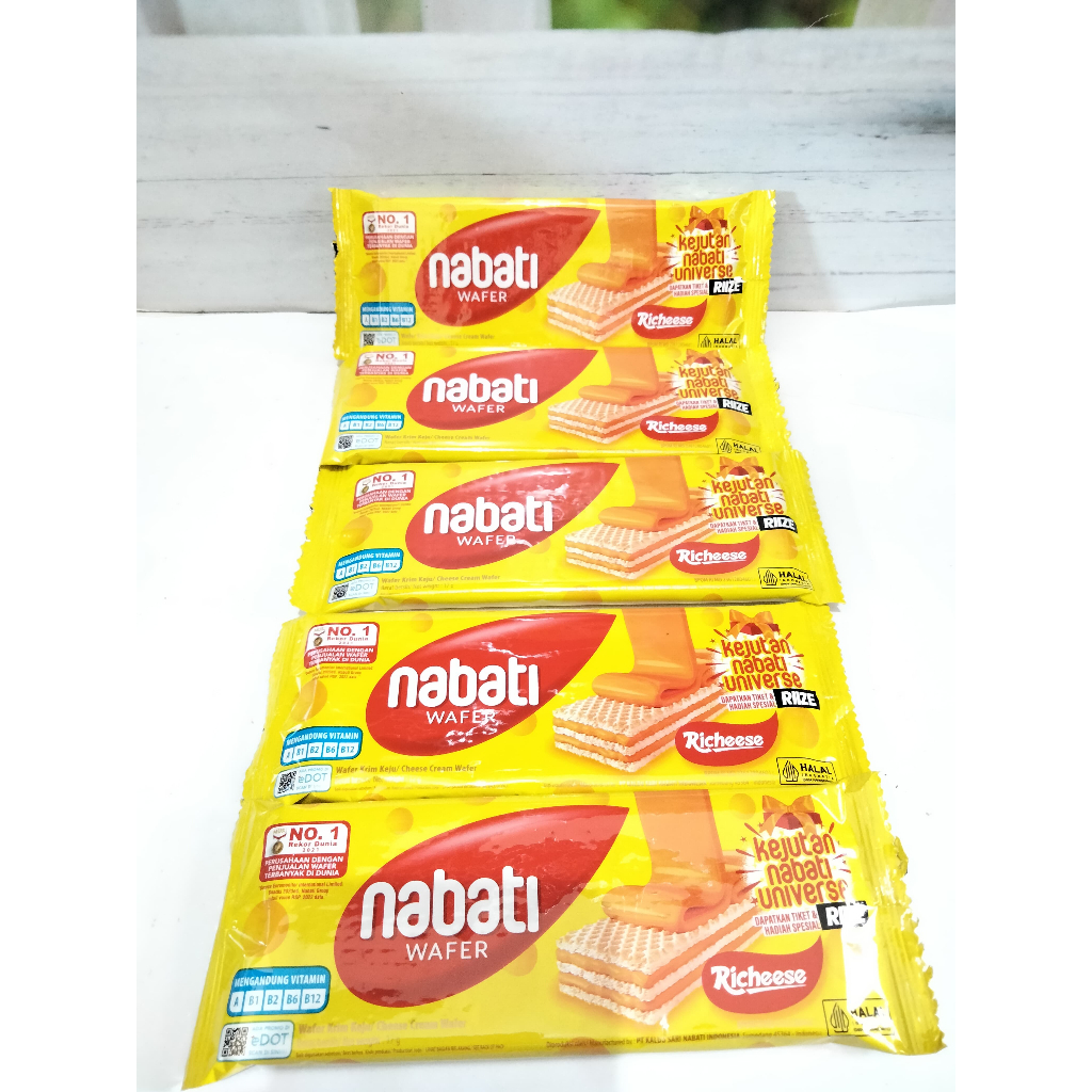 

(1 RENCENG) NABATI WAFER 17 GRAM - KEJU COKELAT