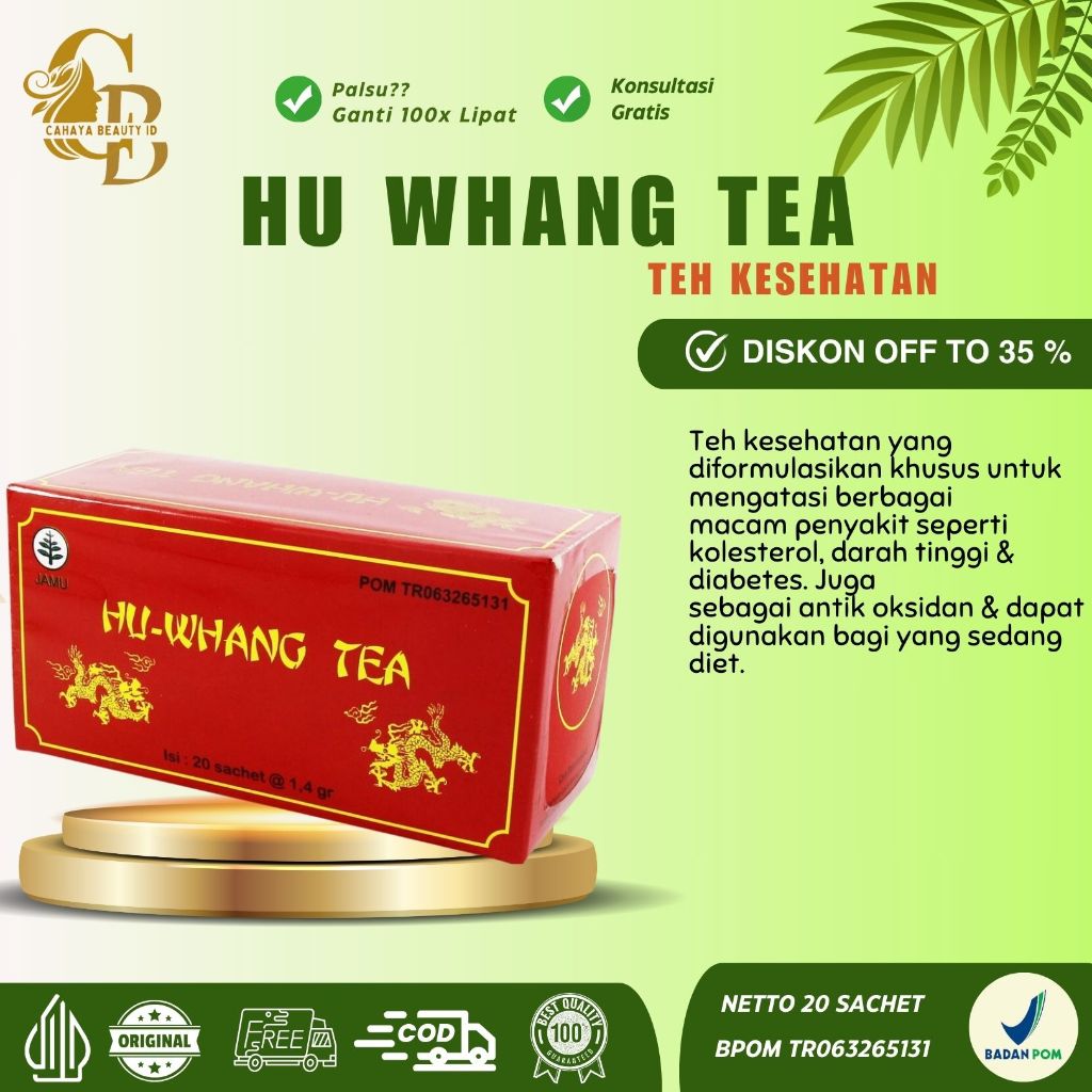 

Hu Whang Tea Nasa Original Teh Kesehatan isi 20 sachet